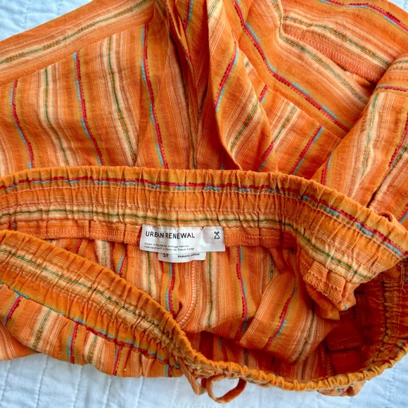 Urban outfitters orange tie shorts size s - Picture 3 of 3